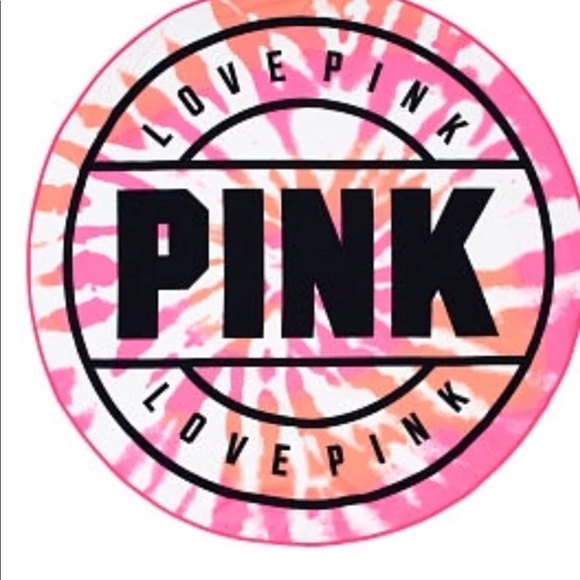 PINK Victoria's Secret Accessories - VS PINK BEACH TOWEL LIMITED PINK ORANGE